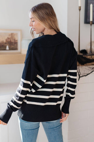 From Here On Out Striped Sweater - 1985 the VAULT Boutique