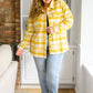 Hard To Miss Shacket In Mustard - 1985 the VAULT Boutique