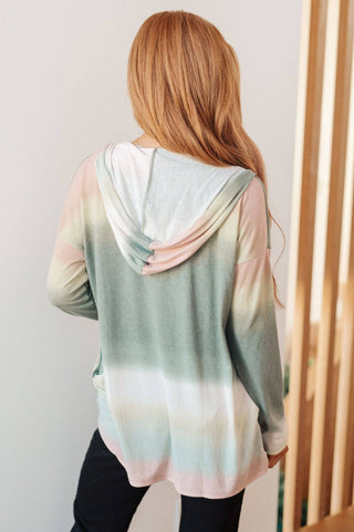 Hazy Horizon Ombre Hoodie - 1985 the VAULT Boutique