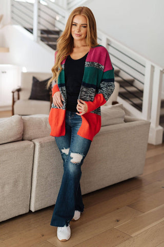 Keep it Cozy Striped Cardigan - 1985 the VAULT Boutique