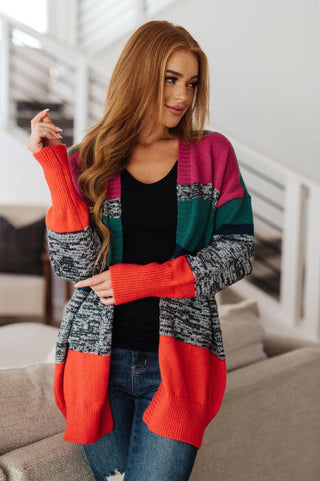 Keep it Cozy Striped Cardigan - 1985 the VAULT Boutique