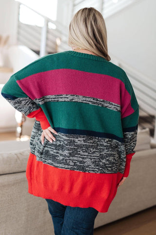 Keep it Cozy Striped Cardigan - 1985 the VAULT Boutique