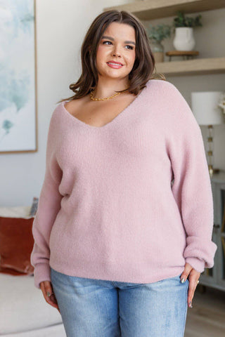 Plush Feelings V-Neck Sweater - 1985 the VAULT Boutique