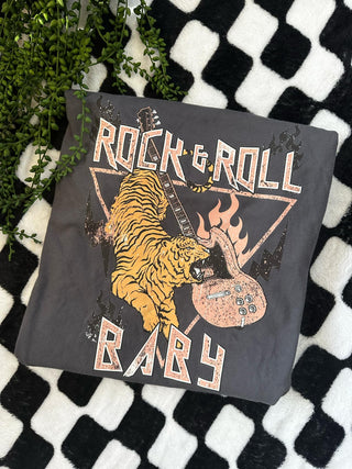 Rock & Roll Baby Graphic Tee - 1985 the VAULT Boutique