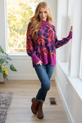 Rosie Posey Floral Sweater - 1985 the VAULT Boutique