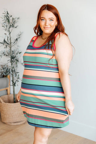 Summer Lovin' Striped Tank Dress - 1985 the VAULT Boutique