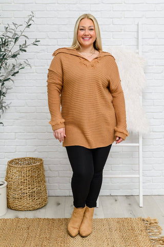 Travel Far & Wide Sweater in Taupe - 1985 the VAULT Boutique