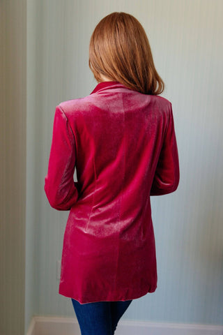 Verity Velvet Blazer - 1985 the VAULT Boutique