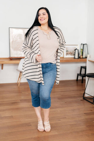 Weekend Adventure Striped Longline Cardigan - 1985 the VAULT Boutique