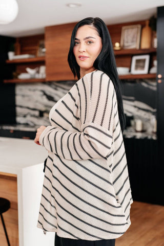 Weekend Adventure Striped Longline Cardigan - 1985 the VAULT Boutique