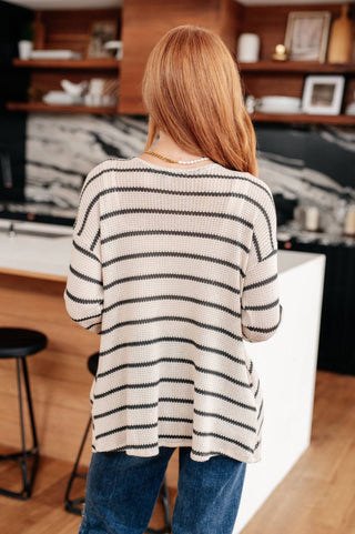 Weekend Adventure Striped Longline Cardigan - 1985 the VAULT Boutique