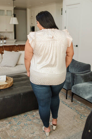 City Escape Top in Pearl - 1985 the VAULT Boutique