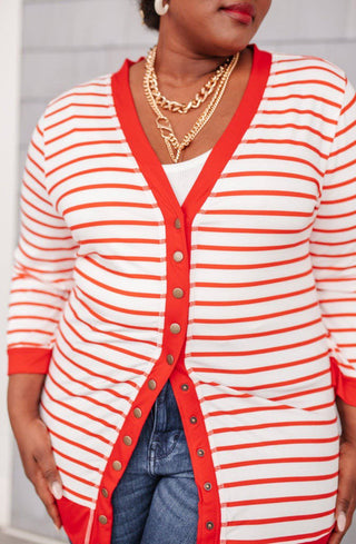 Have You Heard Cardigan in Red - 1985 the VAULT Boutique