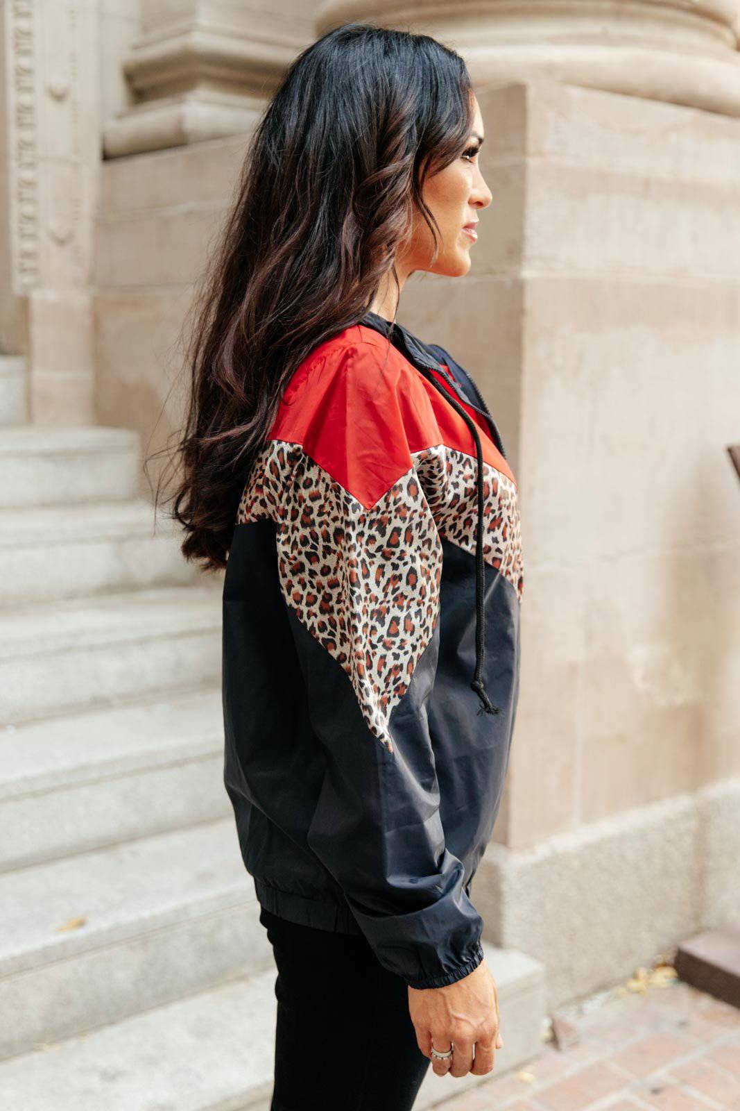 Make Your Move Windbreaker in Navy - 1985 the VAULT Boutique