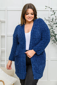 Mountain Mornings Cardigan In Navy