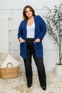 Mountain Mornings Cardigan In Navy