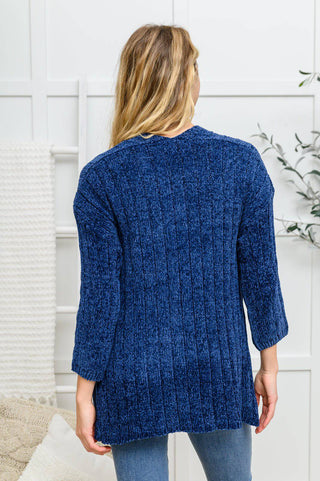 Mountain Mornings Cardigan In Navy - 1985 the VAULT Boutique