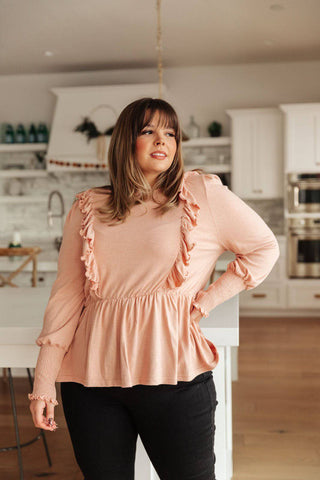 Sweet Confession Top In Blush - 1985 the VAULT Boutique