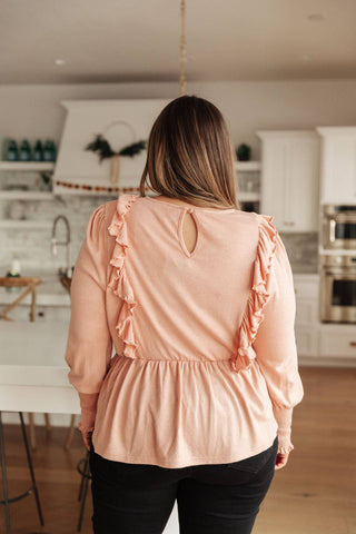 Sweet Confession Top In Blush - 1985 the VAULT Boutique