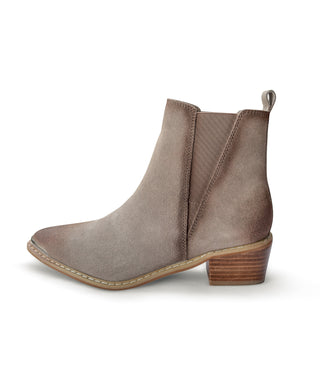 Wylie Suede Ankle Boot in Taupe - 1985 the VAULT Boutique