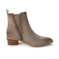 Wylie Suede Ankle Boot in Taupe - 1985 the VAULT Boutique