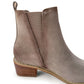 Wylie Suede Ankle Boot in Taupe - 1985 the VAULT Boutique
