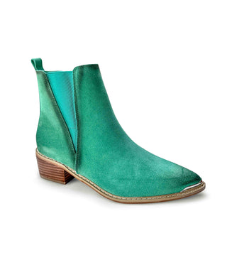 Wylie Suede Ankle Boot in Teal - 1985 the VAULT Boutique