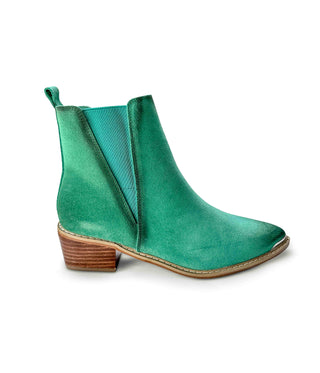 Wylie Suede Ankle Boot in Teal - 1985 the VAULT Boutique