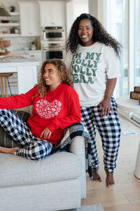 Your New Favorite Joggers in Black and White Check - Happily Ever Atchison Shop Co.