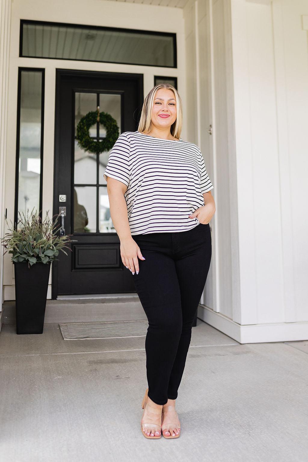 You're My Sweetheart Striped Top - Happily Ever Atchison Shop Co.